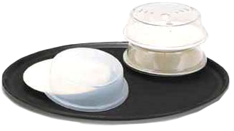 Vollrath Safe Stack Plate Cover Fits Plates 8 1/2' - Vollrath 978-13 Traex Clear Safe Stuck Plate Cover (376x338), Png Download