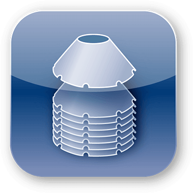The Disc Stack Of A Flottweg Separator - Lampshade (396x396), Png Download