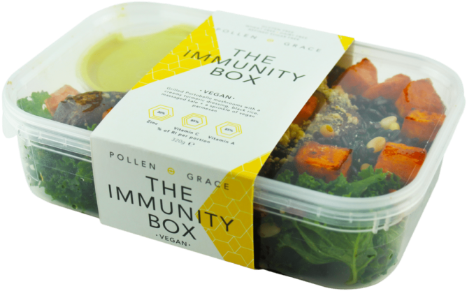 Pollen Grace Launches New Collection - Pollen + Grace Black Rice & Turmeric Immunity Box (800x533), Png Download