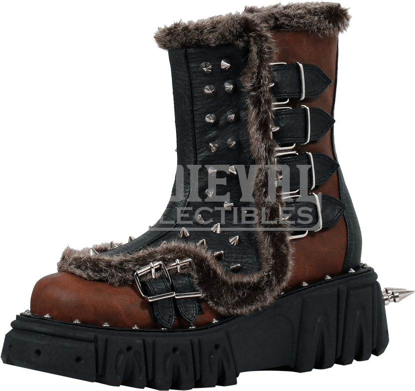 Ezekiel Steampunk Platform Combat Boots - "ezekiel Steampunk Platform Combat Boots" (850x850), Png Download