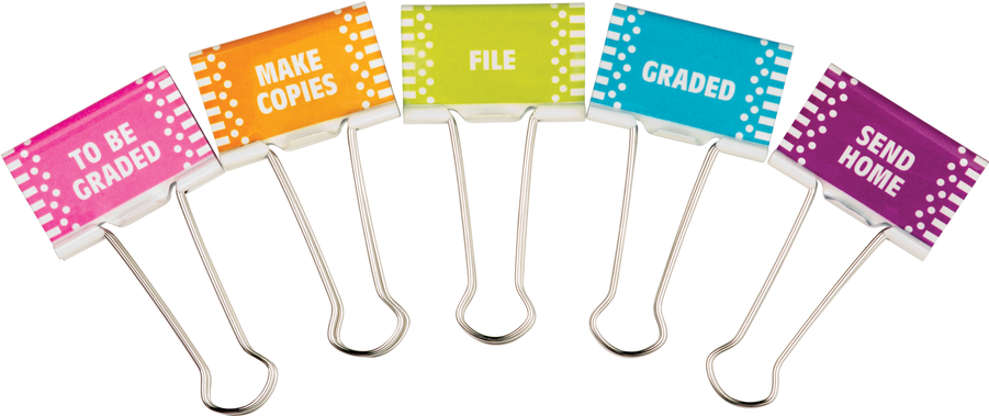 Tcr20690 Classroom Management Large Binder Clips Image - Teacher Created Resources Tcr20690 Classroom Management (900x900), Png Download