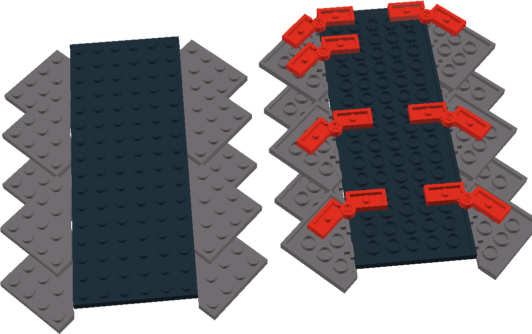 In Most Cases, Tiles And Plates In The Right Place - Lego (1059x724), Png Download