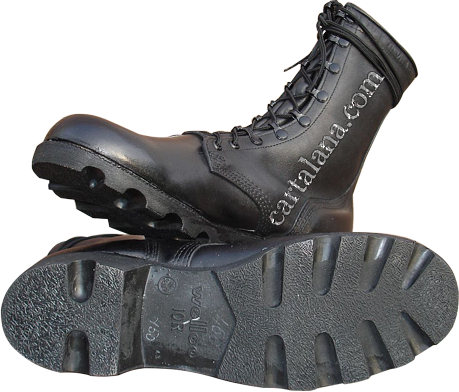Boots Combat Mildew & Water Resistant Direct Molded (459x392), Png Download