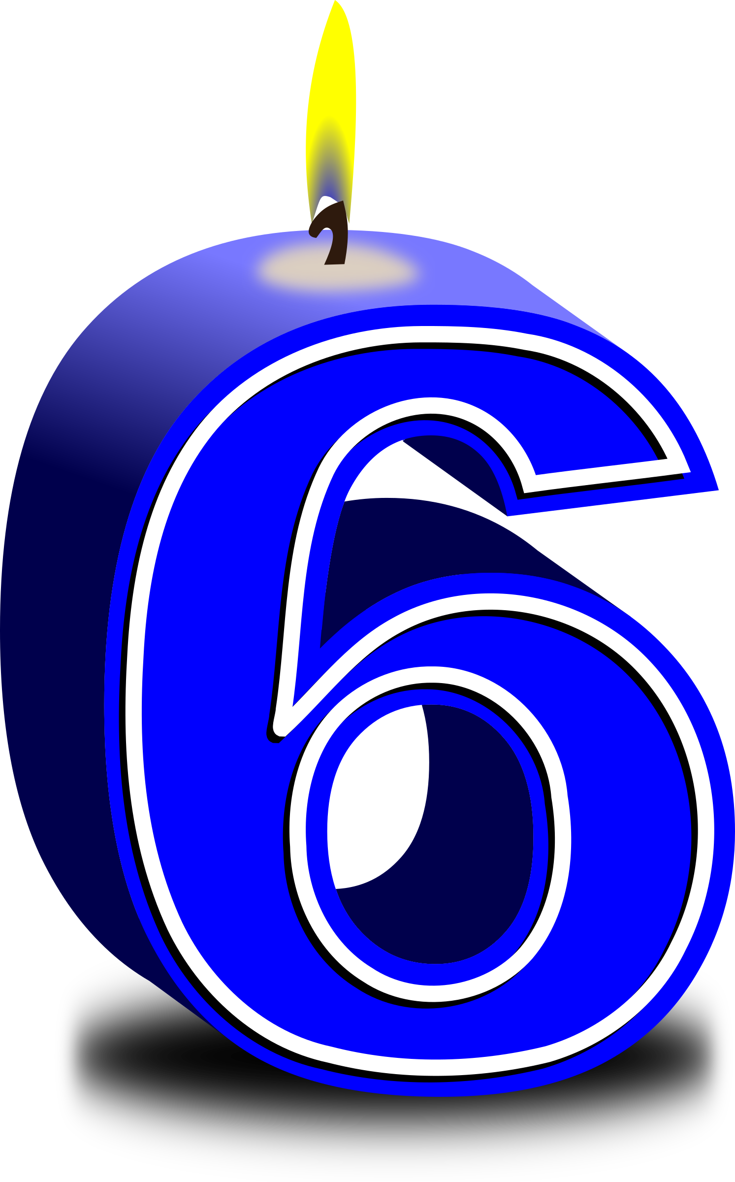 Birthday Candles Computer Icons Birthday Cake Party - Lilin Ulang Tahun 6 (467x750), Png Download