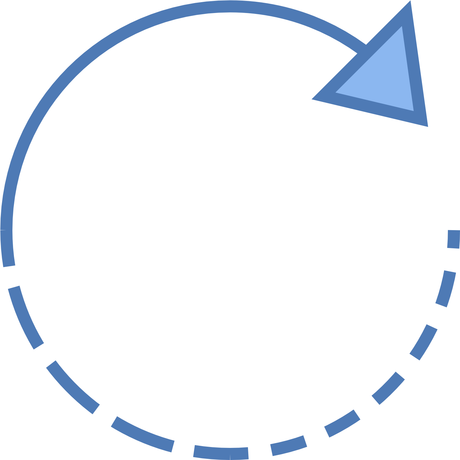 Curved Dotted Arrow Png Download - Icon (1600x1600), Png Download