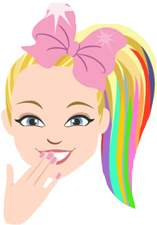 Report Abuse - Jojo Siwa Clipart Svg (325x464), Png Download