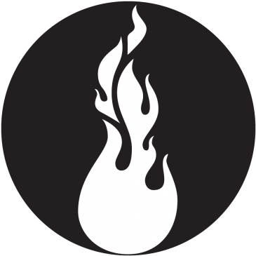 Graphic Flame Gobo - Illustration (400x400), Png Download