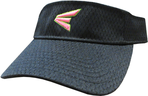 Easton Visor By Pacific All Black/neon Green/neon Pink - Baseball Cap (700x700), Png Download