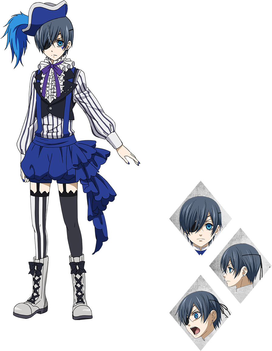 Download Boc Ciel Black Butler Ciel Circus Full Size Png Image Pngkit