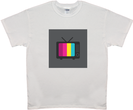 1980s Flashback Fun Old School Tv Tee Shirt - Graphic Design (480x429), Png Download
