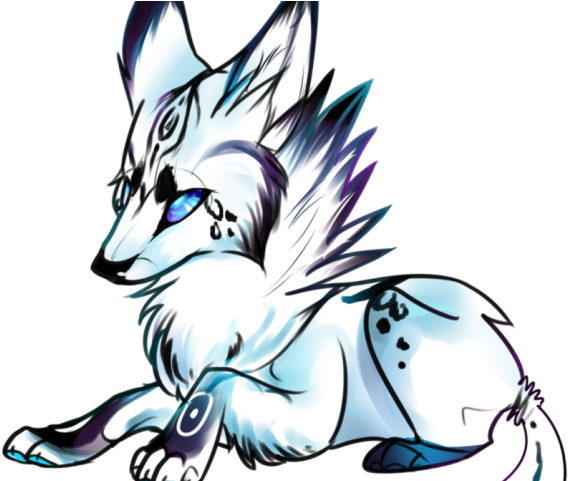Animated Wolf Clipart - Cute Wolf Drawings Easy (640x480), Png Download
