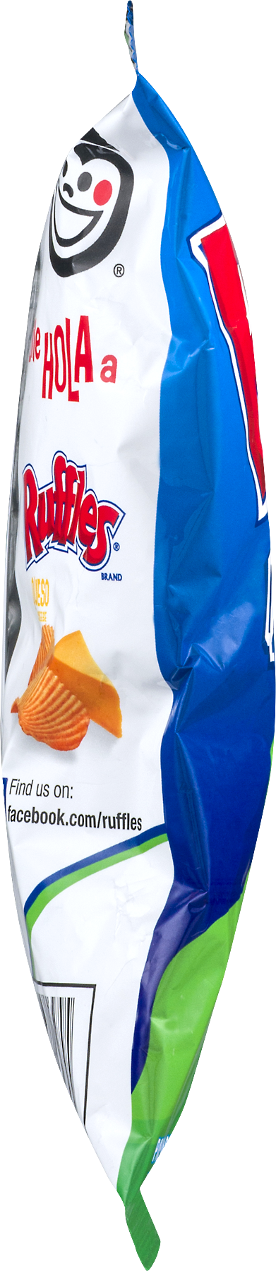 Sabritas Ruffles Queso Cheese Potato Chips - 2.62 Oz (391x1800), Png Download