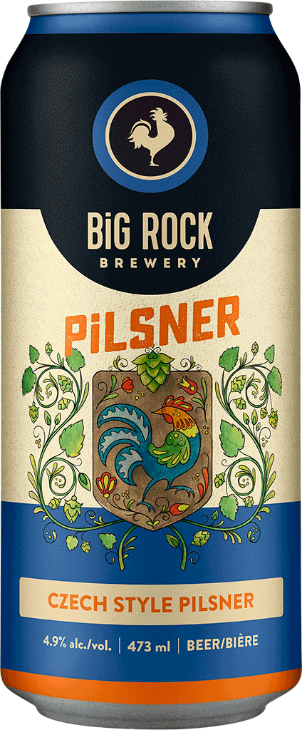 Big Rock Pilsner - Big Rock Brewery Pilsner (424x1024), Png Download