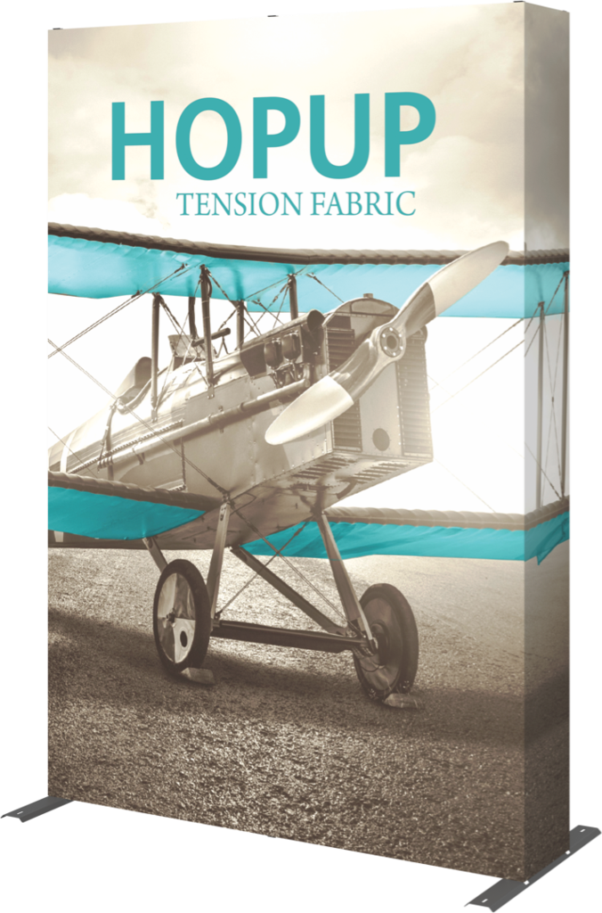Hopup Backwall Display 5' - Tension Fabric Banner Display (676x1024), Png Download