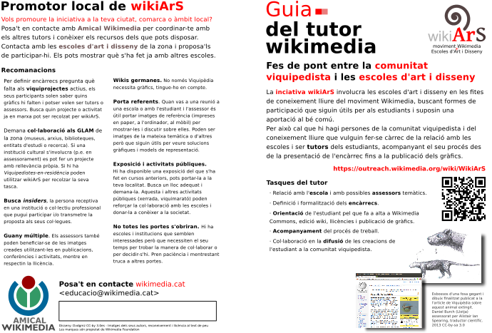 Wikiars/rsc/wm Tutor Brochure - Wikimedia Foundation (750x530), Png Download
