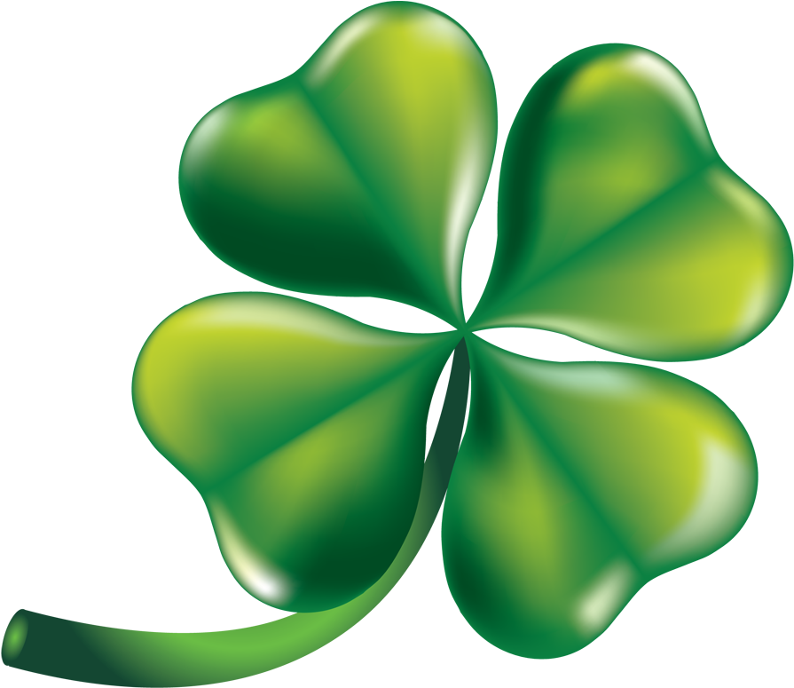 1000 Images About Four Leaf St Patricks Day - Saturday (897x792), Png Download