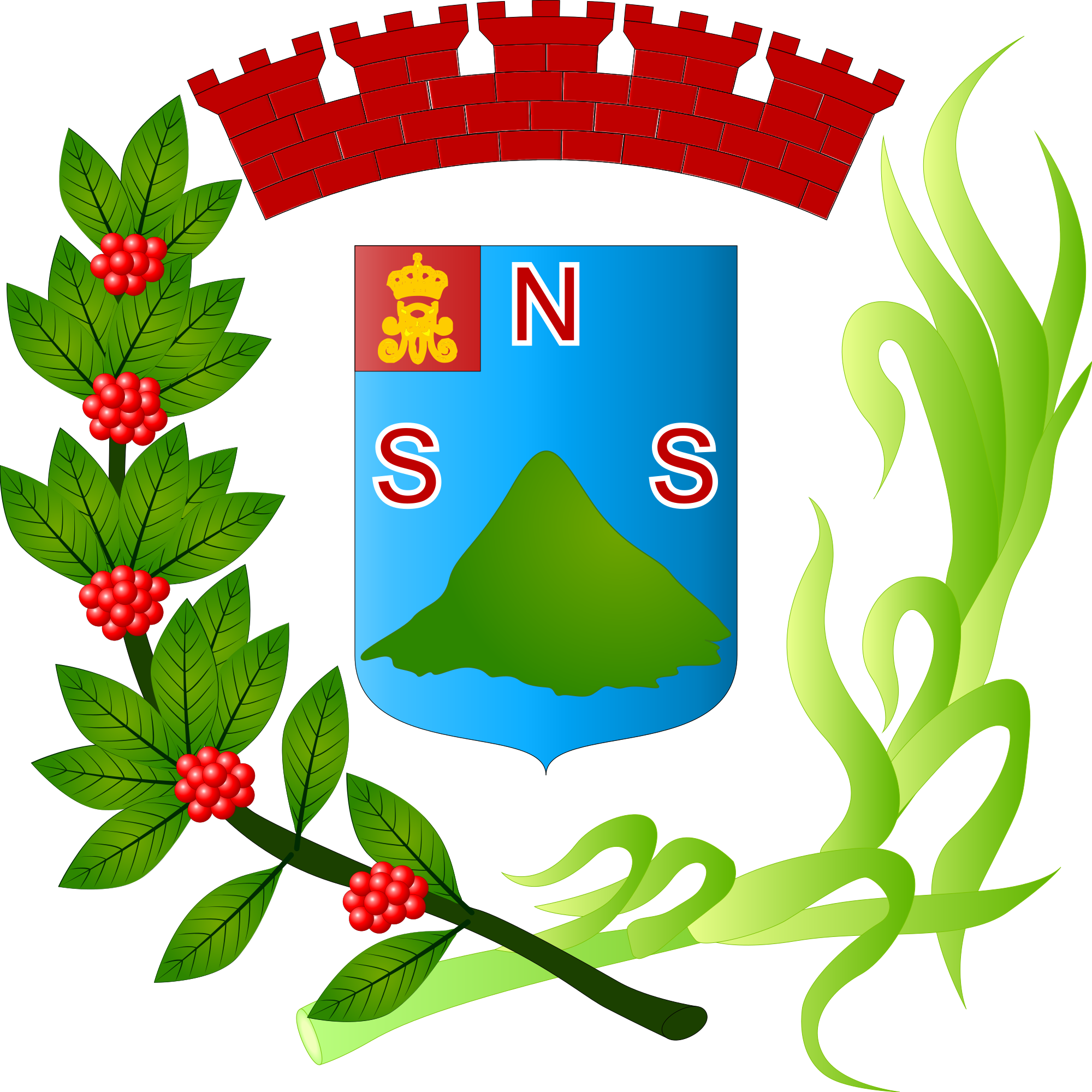 Open - Escudo De La Libertad El Salvador (2000x2000), Png Download