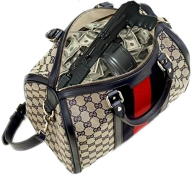 Draco Gucci Guccibag Money Trap Louisvuitton Vuitton - Gucci Boston Bag Inside (660x604), Png Download