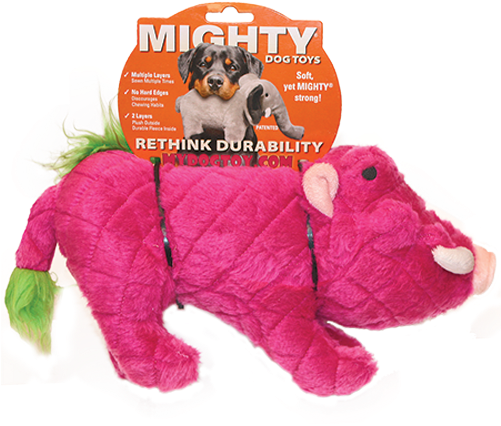 Mighty Dino-stego Dog Toy (500x500), Png Download