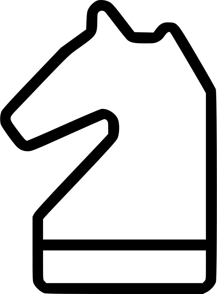 Knight Chess Piece - Game (726x980), Png Download