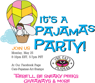Save The Date For The Pajama Party On Monday, May 25th (450x411), Png Download
