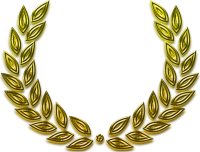 Laurel Wreath Psd - Golden Lion Logo Png (400x304), Png Download