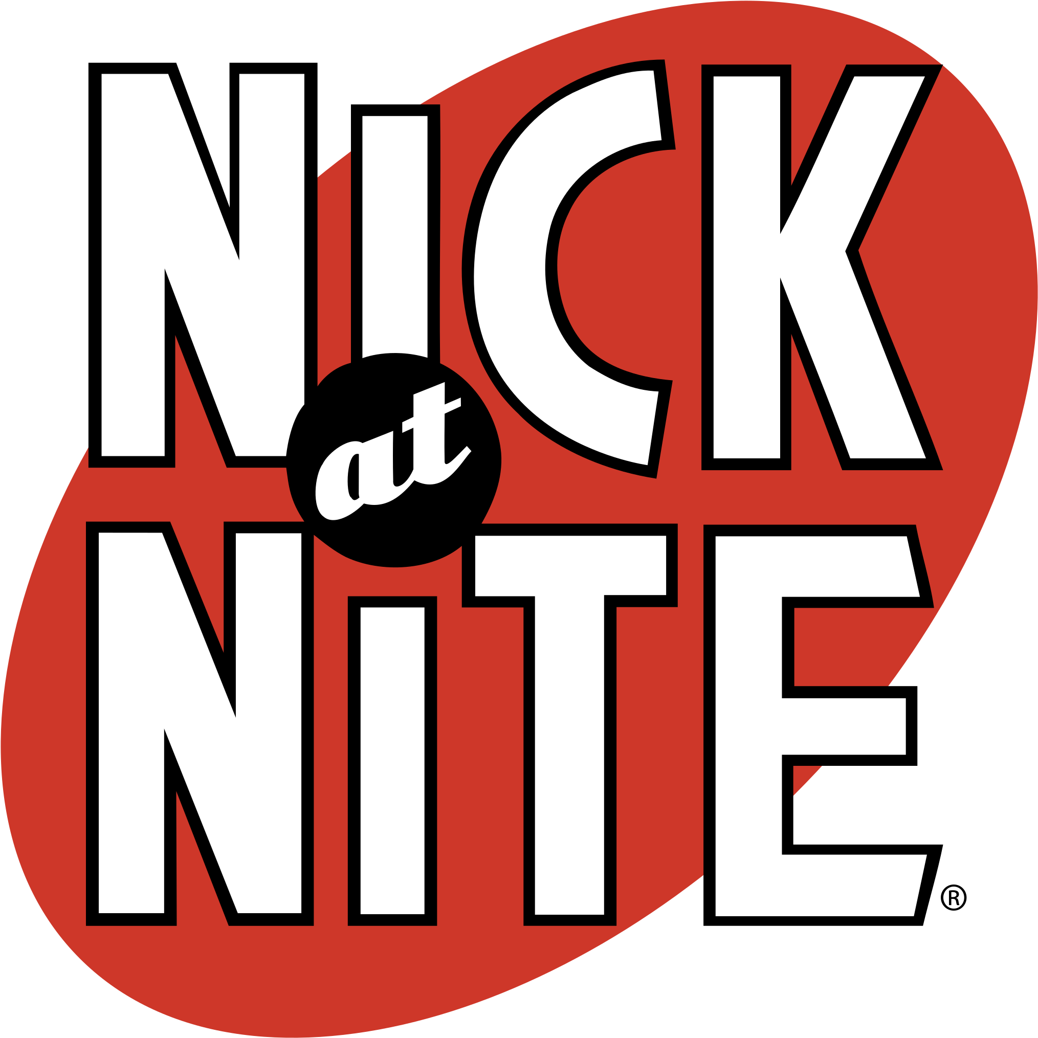 Nick At Nite Logo Png Transparent - Nick At Nite Logo 90s (2400x2400), Png Download