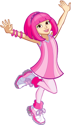 Nick Jr Steph - Lazytown (266x463), Png Download