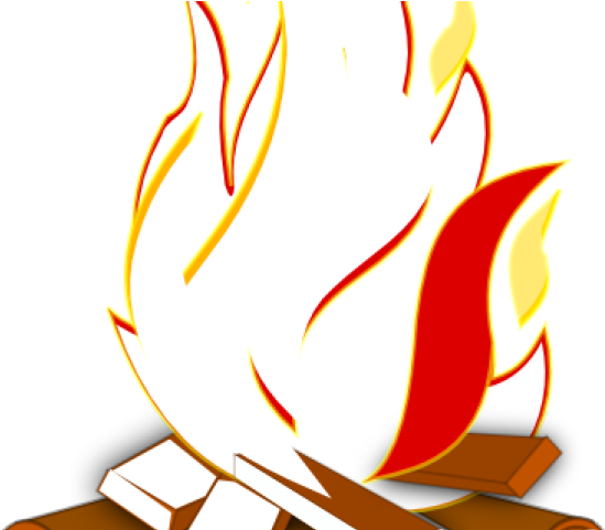 Flame Clipart Bonfire - Bonfire Clipart (640x480), Png Download