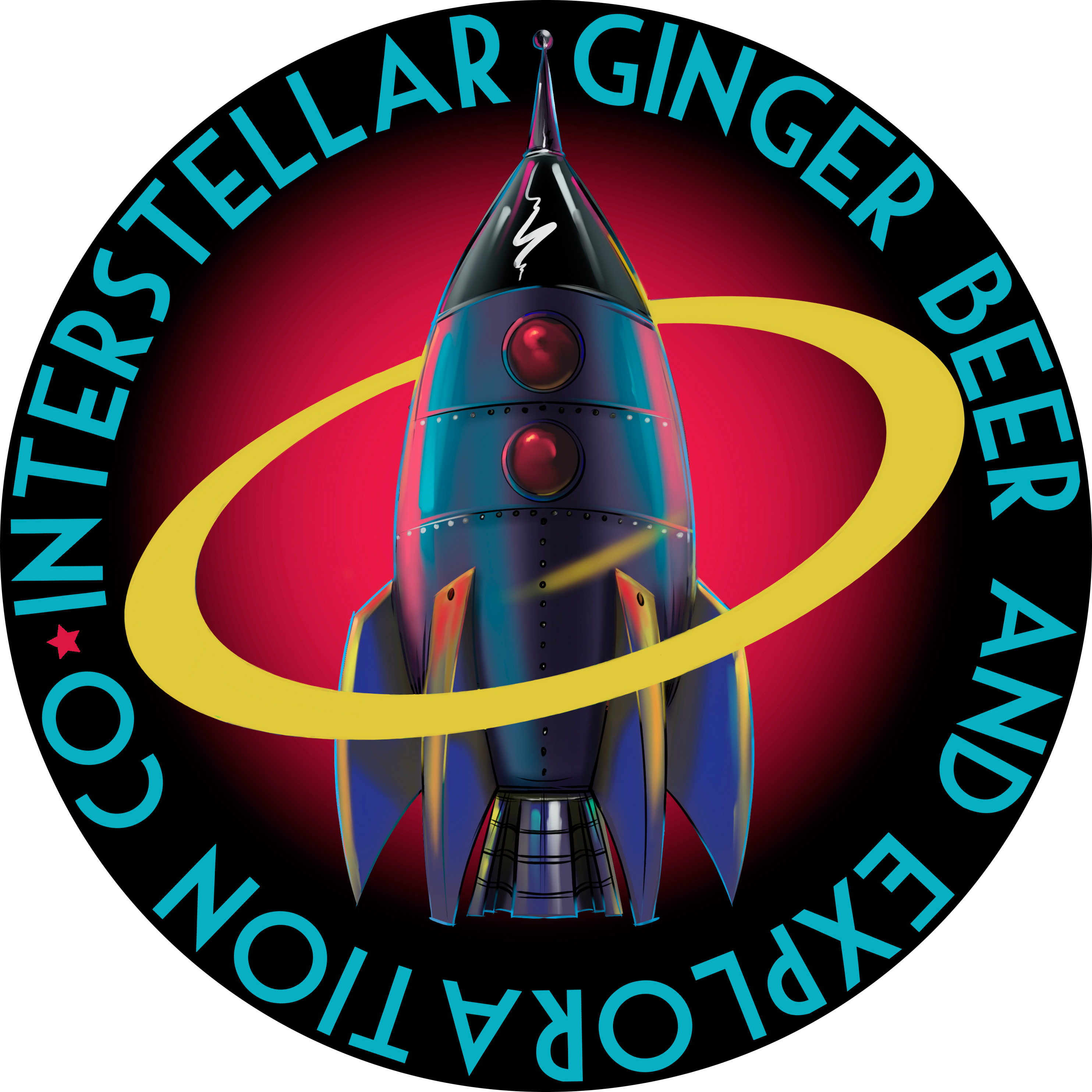Interstellar Ginger Beer And Exploration Co (2968x2968), Png Download