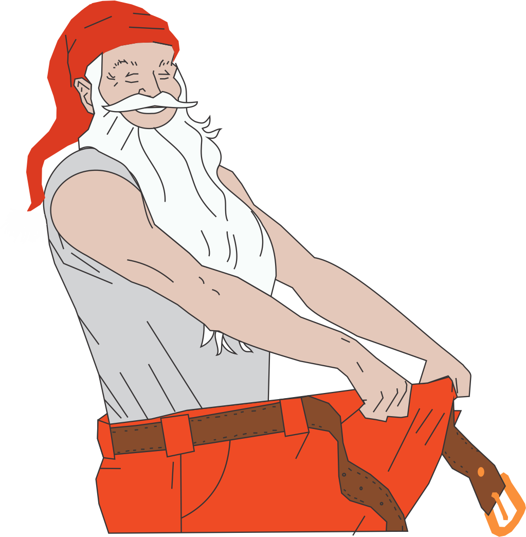 Presenteie Quem Você Ama » Papai Noel - Papai Noel Academia Png (1023x1044), Png Download
