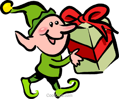 Os Elfos Do Papai Noel E Auxiliares Livre De Direitos - Santa's Elves Clip Art (480x400), Png Download