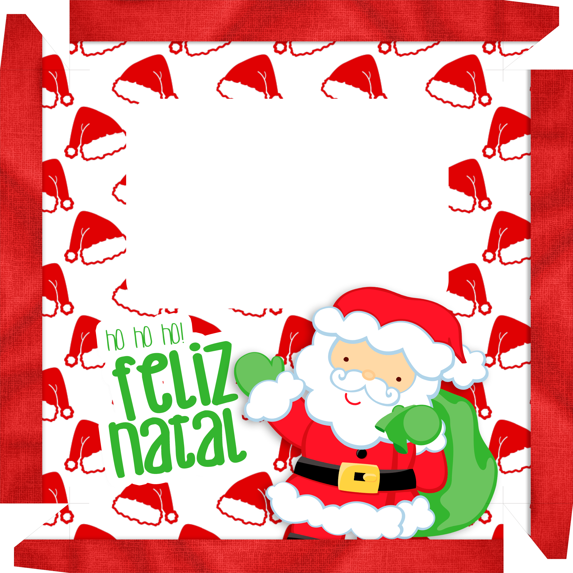 Caixa De Bombom Natal Papai Noel - Personalized Customized Christmas Stickers - Santa (1967x1967), Png Download