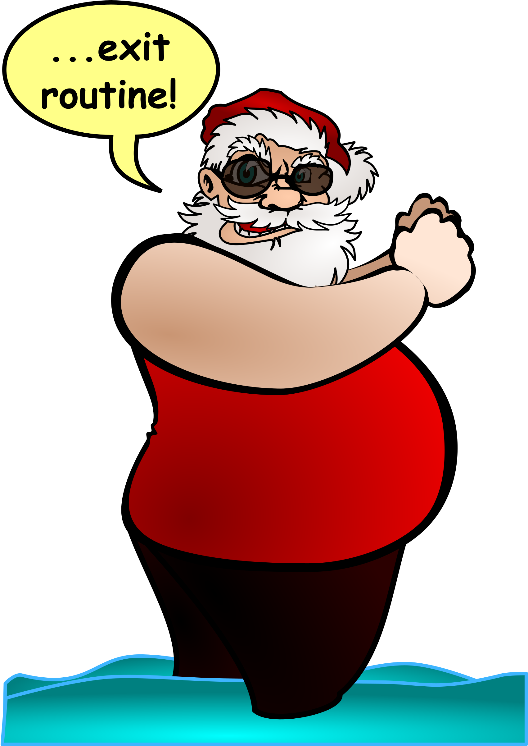The Santa Clause Christmas Day Drawing Christmas Elf - Santa Claus (546x750), Png Download