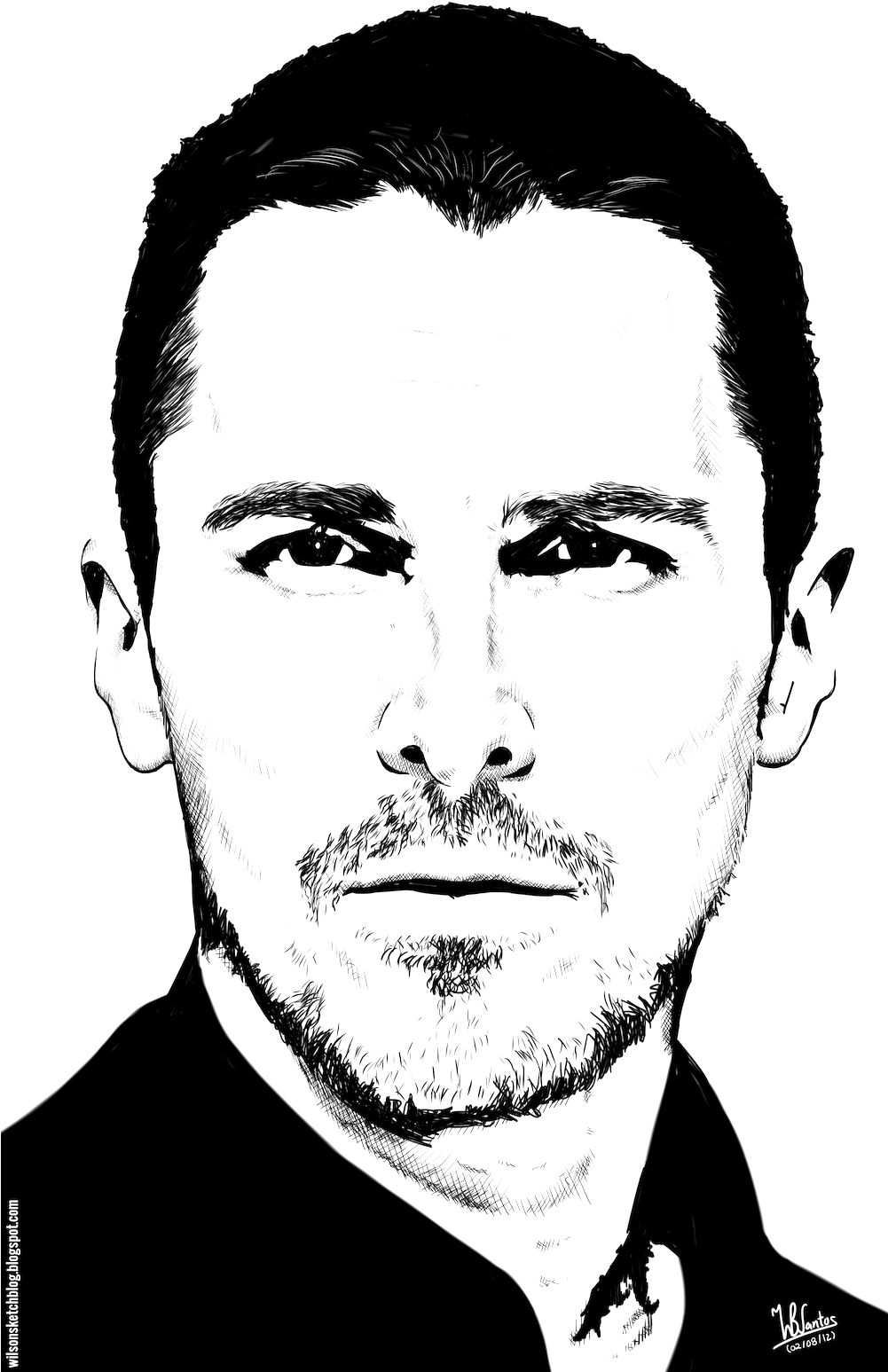 Christian Bale Png Pic - Batman Christian Bale Vector (1000x1572), Png Download