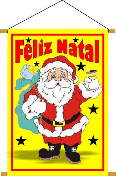 Banner Papai Noel - Papai Noel De Eva (397x600), Png Download