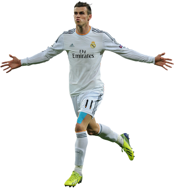 Real Madrid Png Bale (593x640), Png Download