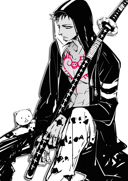 He Is A Very Capable Fighter However He Would Rather - Trafalgar D Water Law Transparent (523x740), Png Download