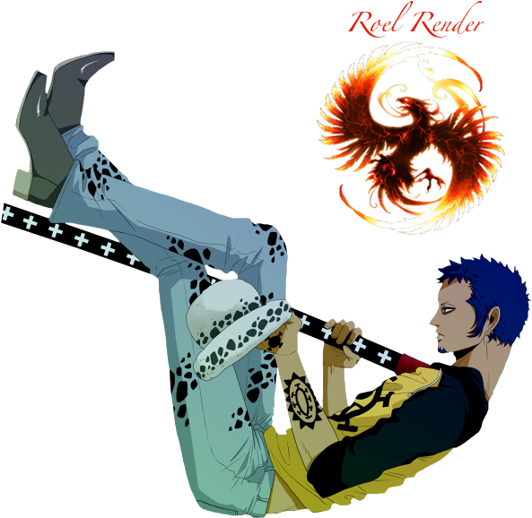 Trafalgar Law 2 Photo Trafalgarlaw2b - Roronoa Zoro (600x600), Png Download