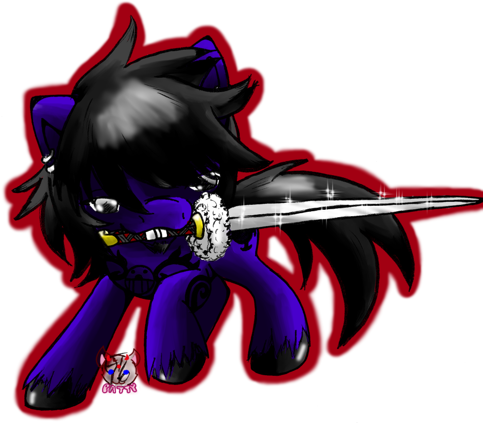 Trafalgar Law Chibi Pony - Pony (1000x867), Png Download
