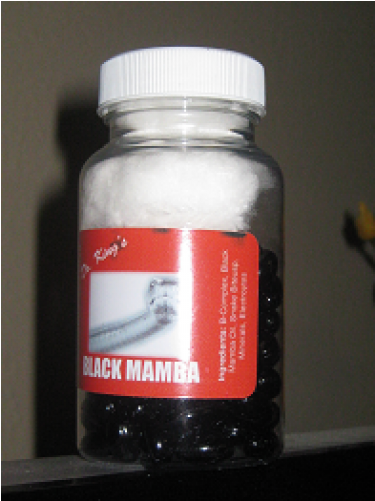 Black Mamba Vitamina (500x500), Png Download