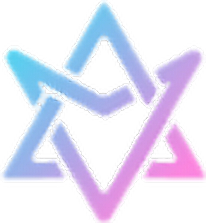 Astro Kpop Logo Multicolor Logoastromulticolor - Astro Kpop Logo Png (688x744), Png Download