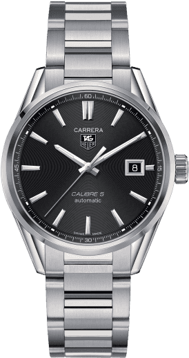 Tag Heuer Carrera Calibre 5 Automatic Watch 100 M - Tag Heuer Way201a Ba0927 (536x634), Png Download