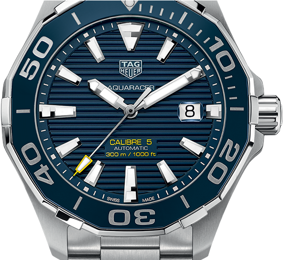 New Men's Tag Heuer Aquaracer 300 M Replica Watches (775x530), Png Download