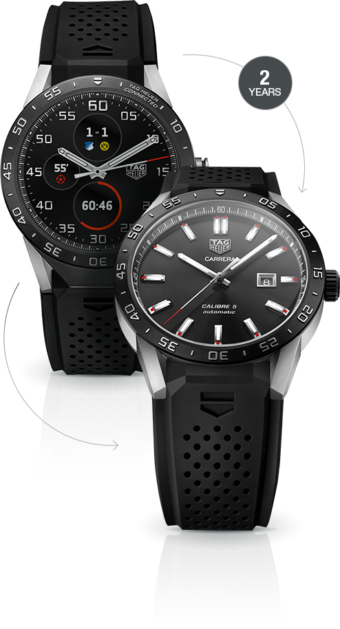Tag Heuer Connected Vs Apple Iwatch (494x914), Png Download