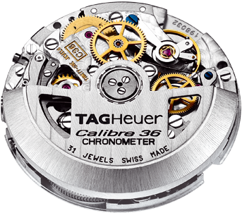 Tag Heuer Caliber Calibre - Tag Heuer Calibre 36 Movement (450x330), Png Download