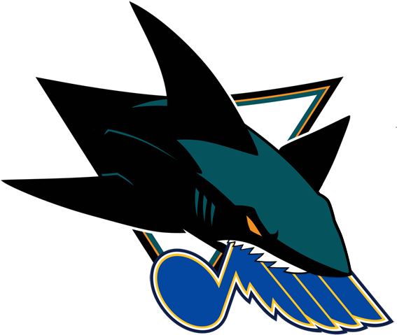 San Jose Sharks Vs - Logo San Jose Sharks (640x528), Png Download