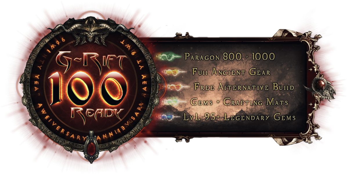 S14 Grift 100 Ready - Diablo Iii (1200x628), Png Download