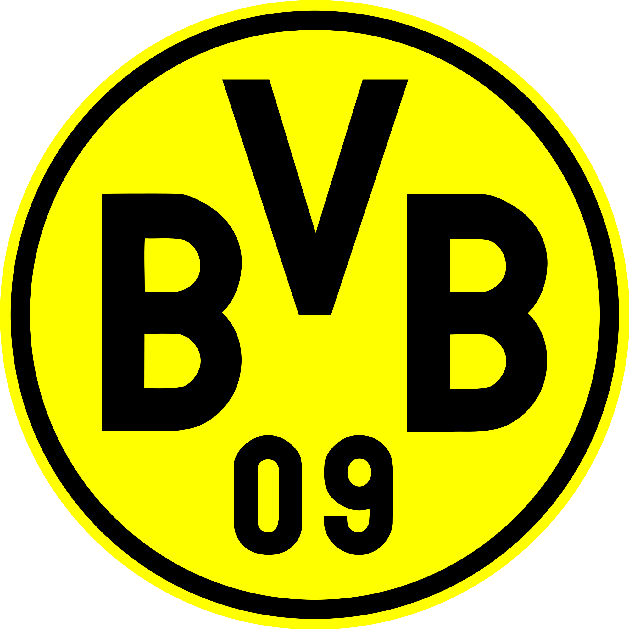 Dortmund Logo - Borussia Dortmund (2000x2000), Png Download