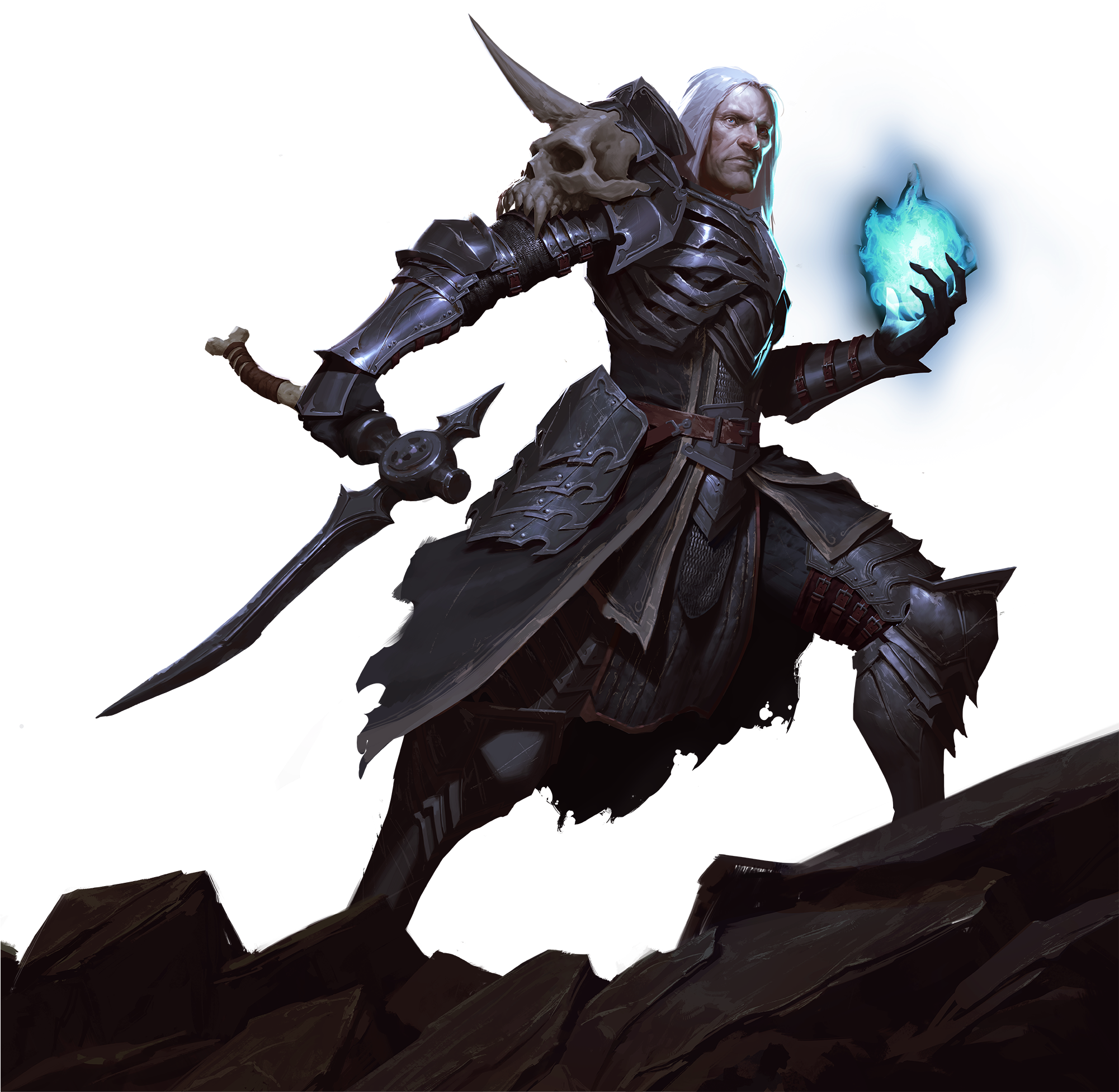 Diablo - Necromancer Diablo 3 Concept Art (2000x1959), Png Download